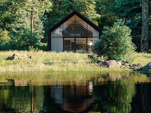 Lakeside house