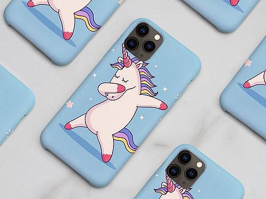 iPhone 11 样机模板 (PSD, AI & Sketch文件)