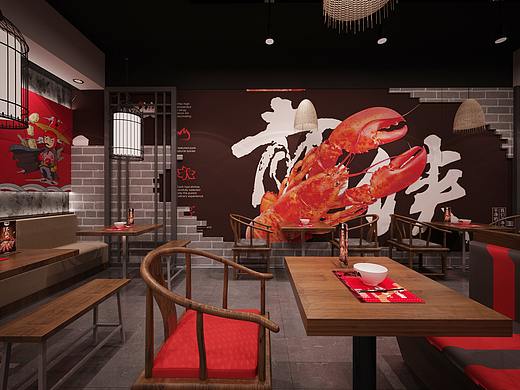 小龙虾店面设计SI