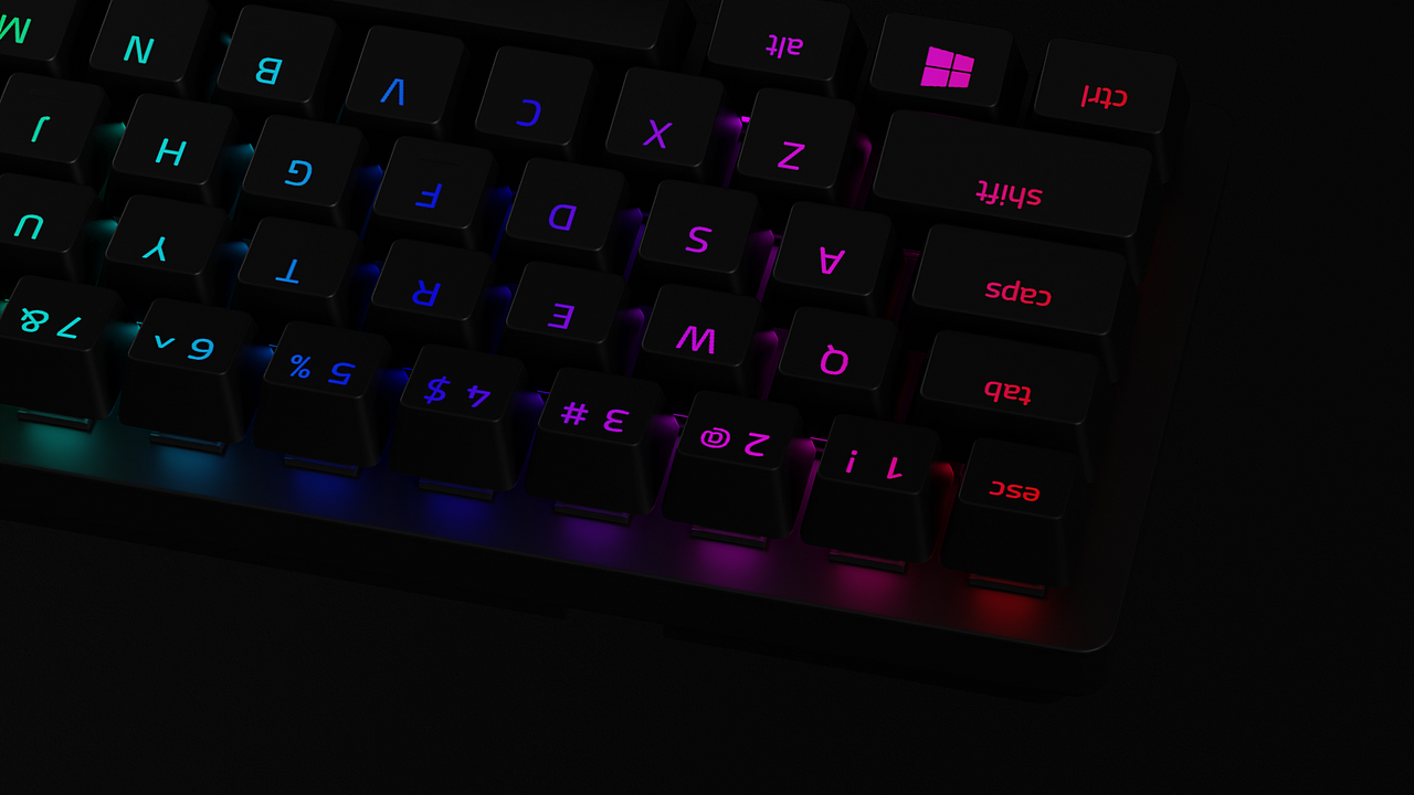 产品渲染/游戏键盘