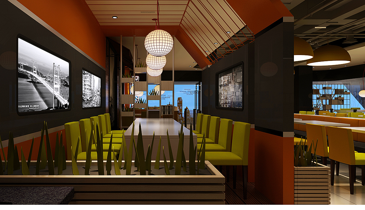 广州尔雅品牌设计巴萨客-西式简餐VI设计空间设计欣赏