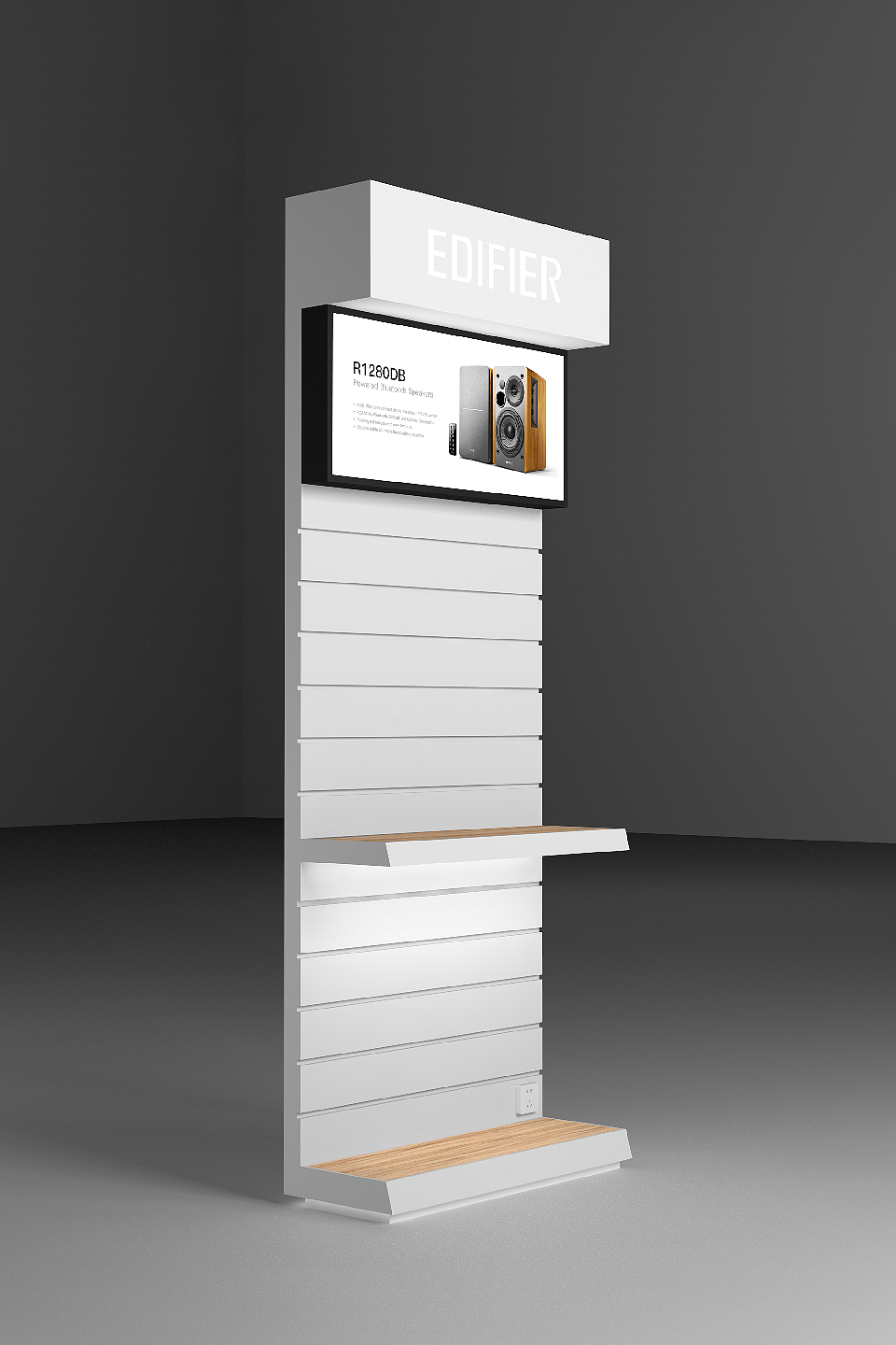 漫步者产品陈列架