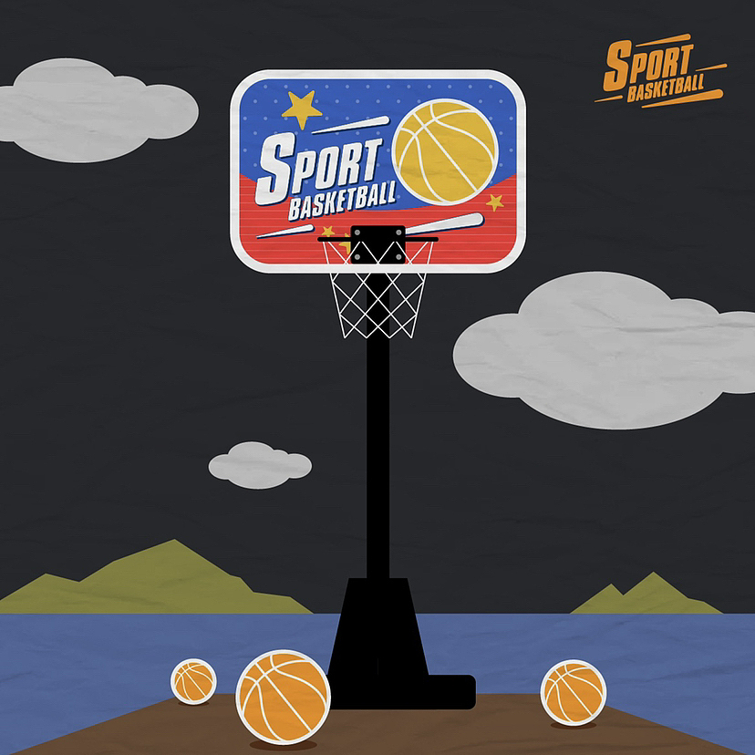 美式篮球主题品牌形象设计