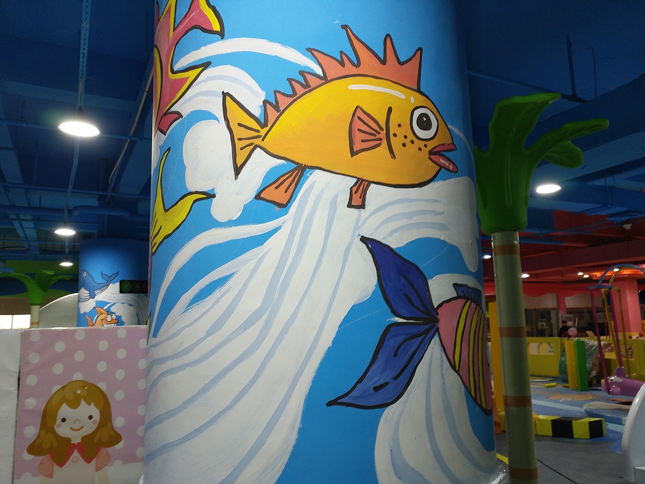 儿童淘气堡|纯艺术|绘画|大海龙龙啊_原创作品-站酷zcool