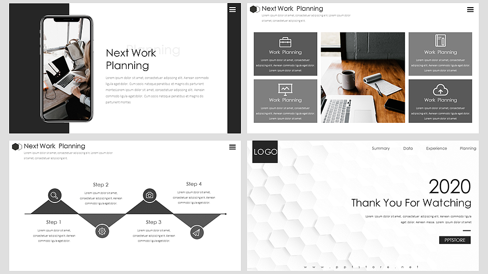 【耀你好看】工作总结欧美风极简商务时尚PPT11（图ZMjEyOTI1Nzc2） - PPT/Keynote - 站酷设计师熊猫大人pandaren原创素材 - 站酷ZCOOL