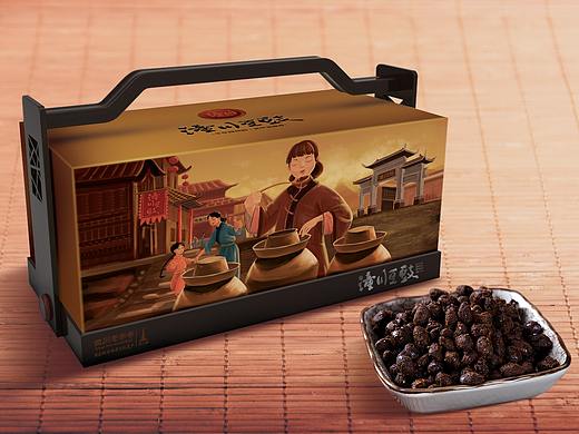 至美火麒麟×潼川豆豉（包装设计）调味品