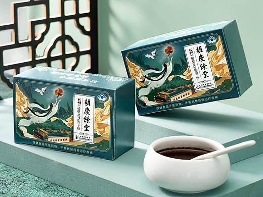胡庆余堂孢子粉礼盒拍摄