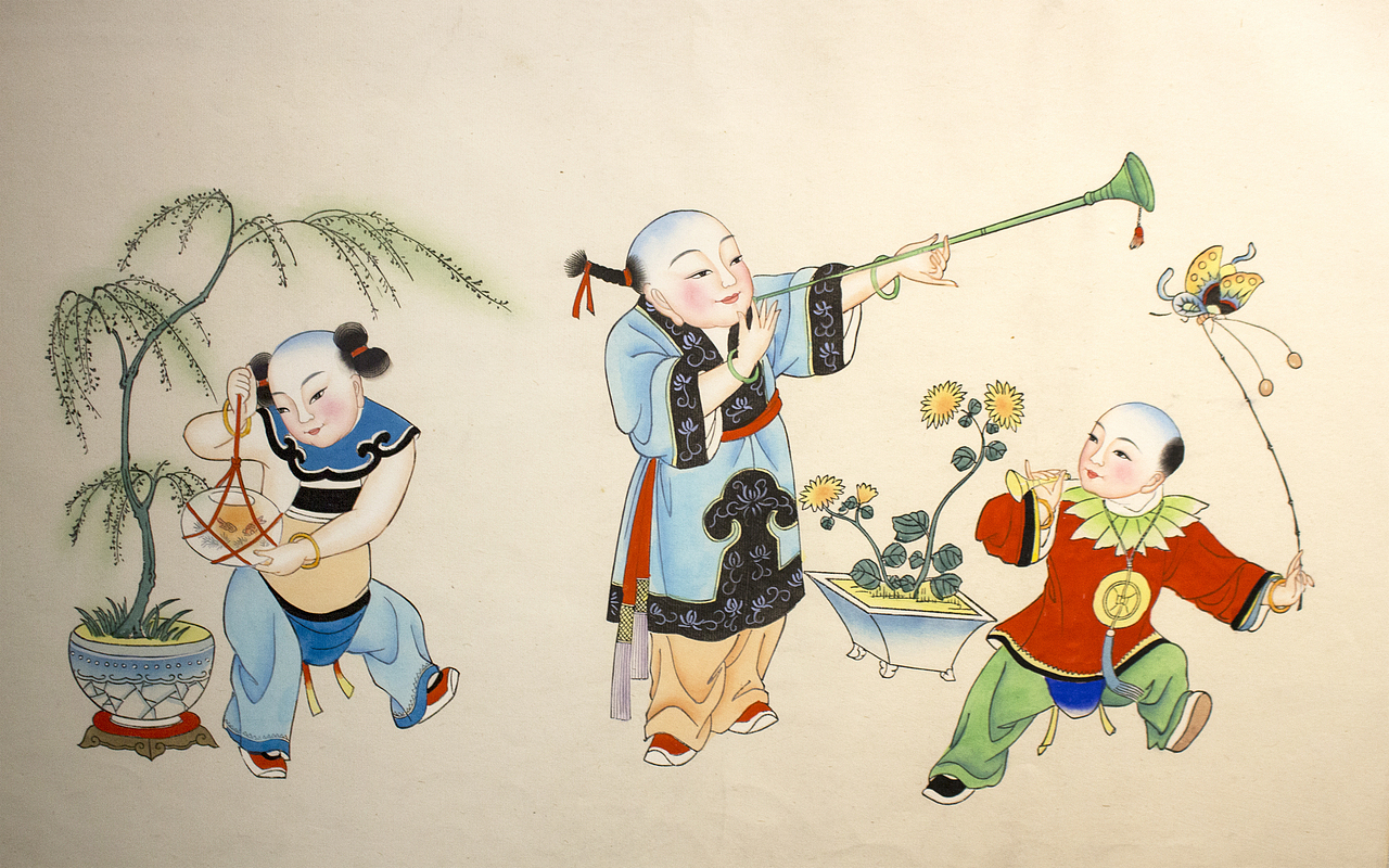 杨柳青年画|其他|其他|鲲化鹏_原创作品-站酷zcool