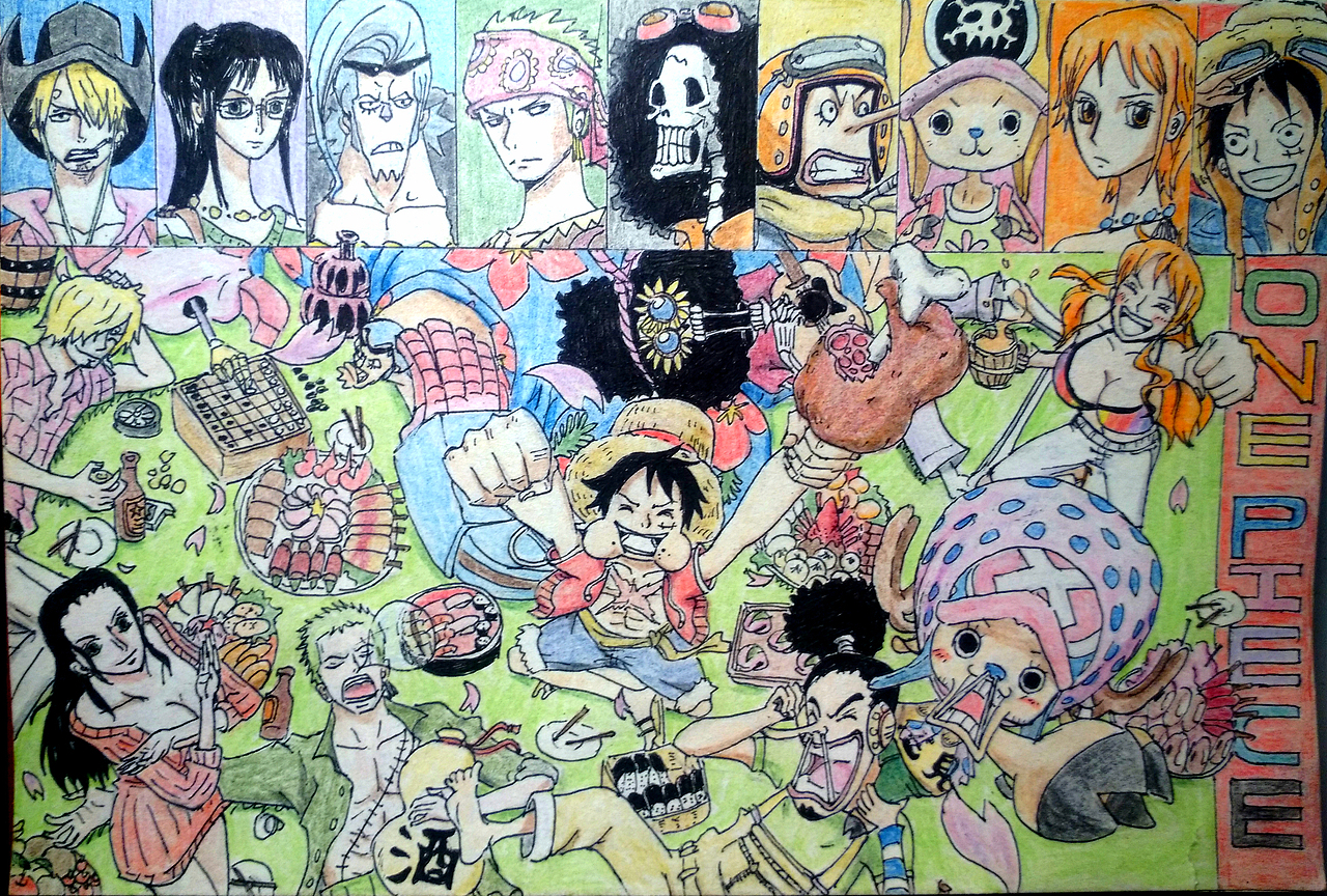 海贼王彩页临摹2.0