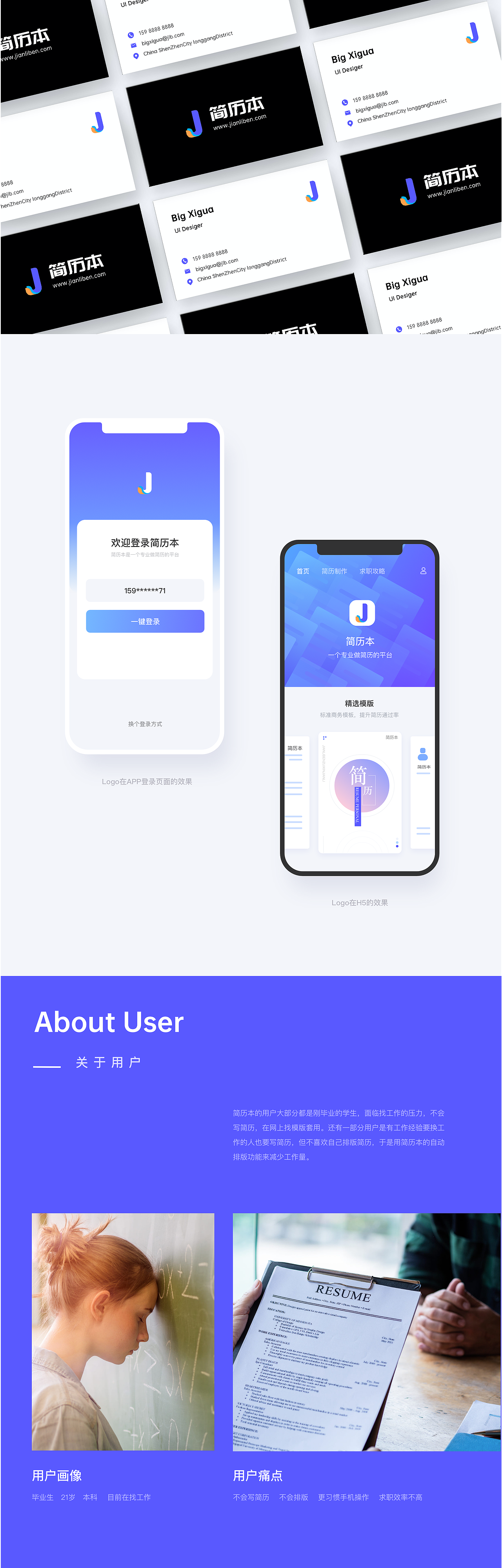 简历本项目总结（图ZMjQ0NTYwNTA4） - APP界面 - 站酷设计师DesignerXiGua原创素材 - 站酷ZCOOL