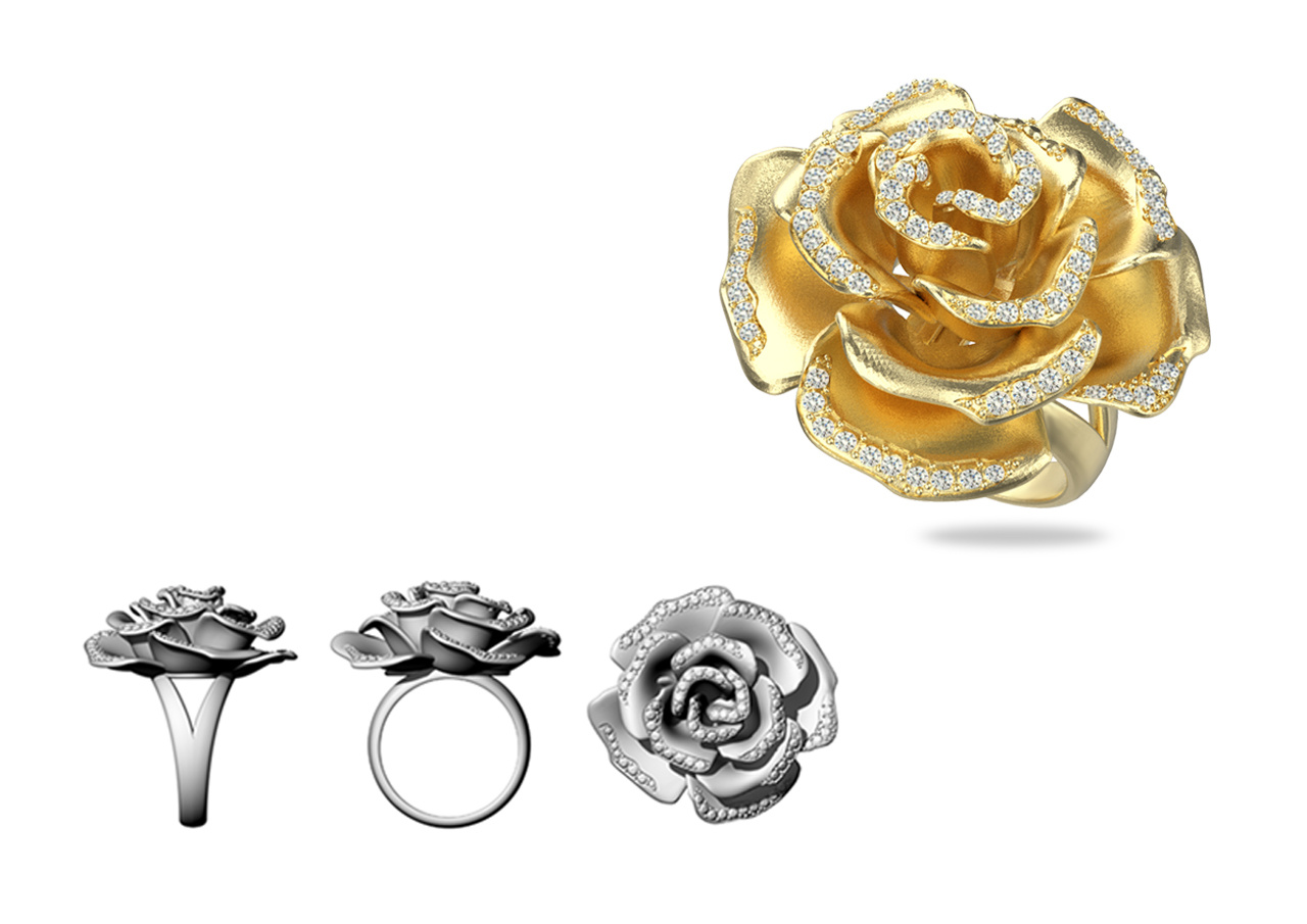 rhino建模玫瑰花