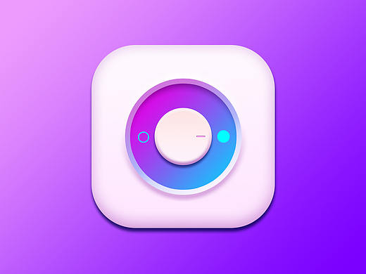 扁平化图标-开关、照相机