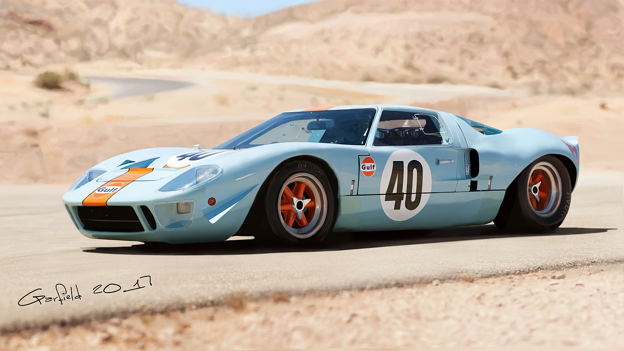 超写实 - FORD GT（图ZNjk3MDgzNDQ=） - 概念设定 - 站酷设计师GarfieldXX原创素材 - 站酷ZCOOL