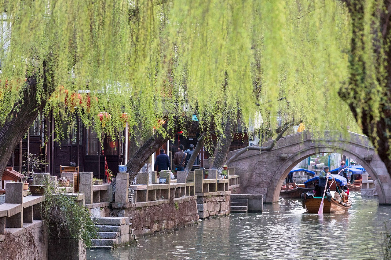 晚会夜周庄图片精选(苏州周庄古镇)2020周庄古镇春色吴江游客服务中