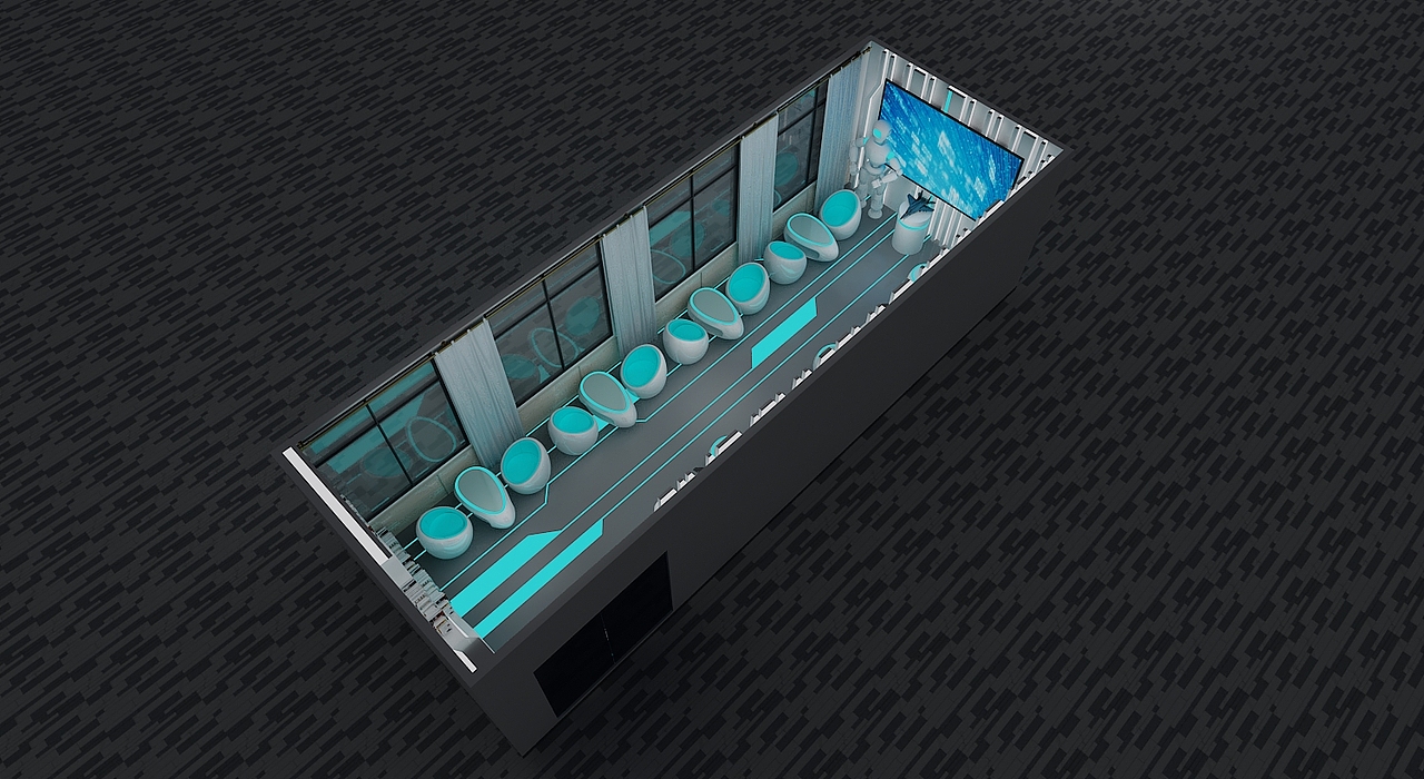 科技园二区休息室设计3D效果图
