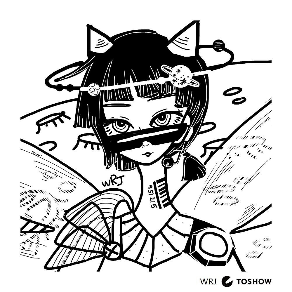 食指貓眼系列原創(chuàng)作品（圖ZMjA0NDA4MTM2） - 新銳潮流插畫(huà) - 站酷設(shè)計(jì)師胡桃?jiàn)A子晶氣神原創(chuàng)素材 - 站酷ZCOOL