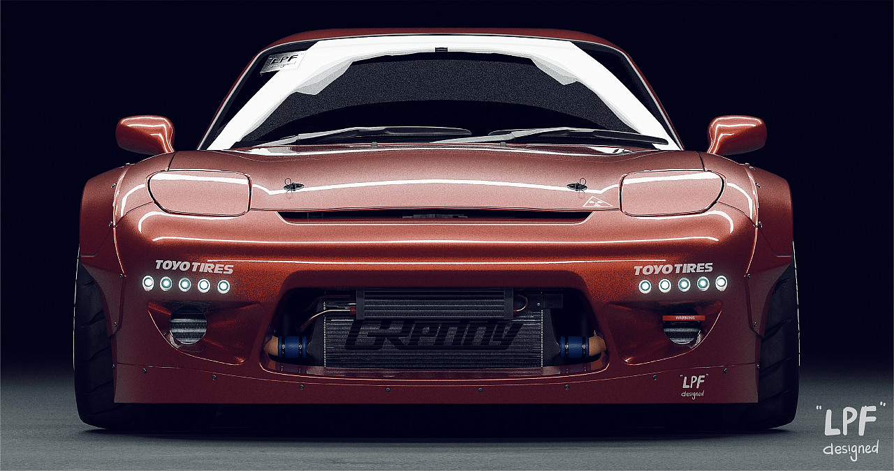 rx7(fd-3s)火箭兔宽体(studio)渲染练习4k 1080p