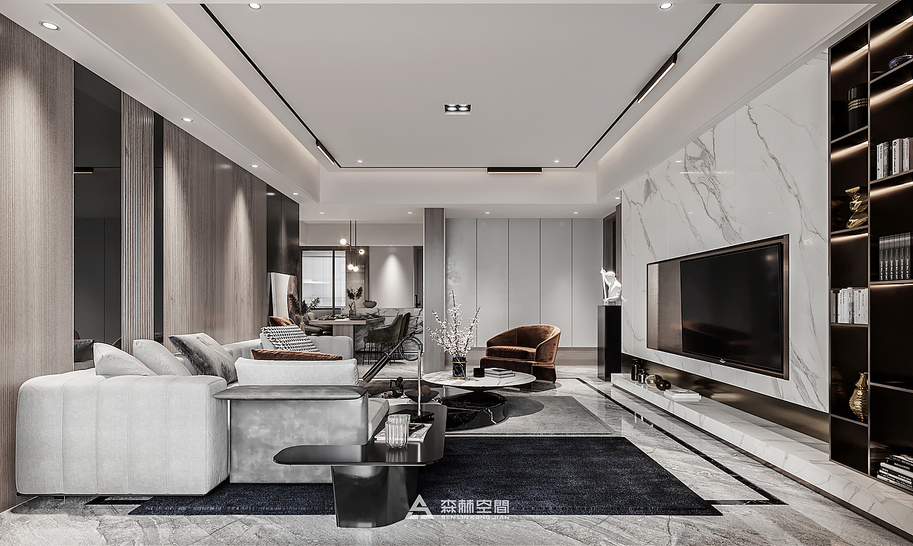 潮州 I 现代轻奢 I 海博熙泰观潮阁（图ZMTk3NDczMTky） - 家装设计 - 站酷设计师森林空间原创素材 - 站酷ZCOOL