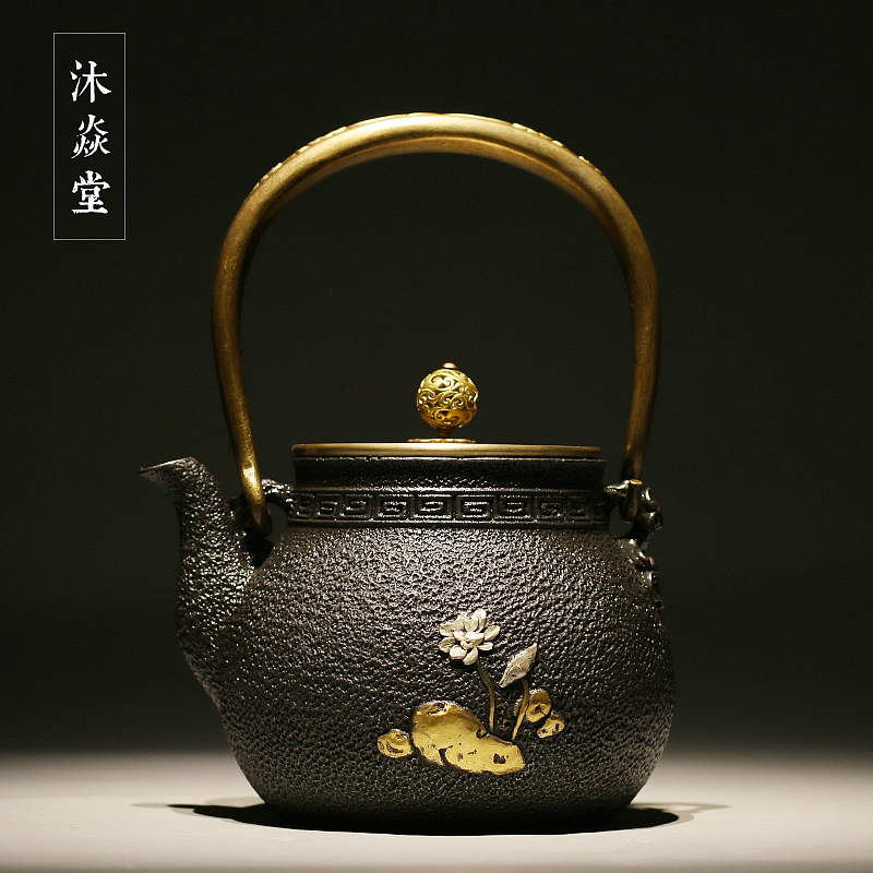 【沐焱堂】 莲说 老铁壶 铸铁手工煮茶壶无涂层烧水养生原装出口日本（图ZNzMxOTUyNDA=） - 工艺品设计 - 站酷设计师沐焱堂原创素材 - 站酷ZCOOL