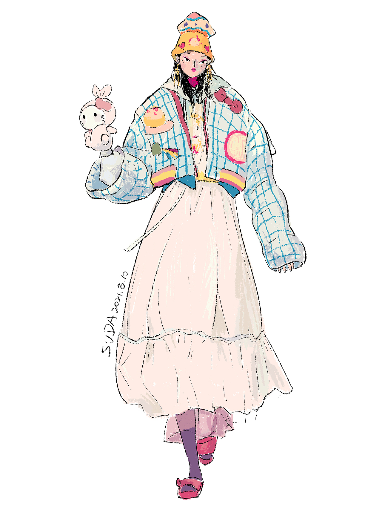 秀场模特速写练习（参考在最后两张）（图ZMjY4MzE5MDI0） - 新锐潮流插画 - 站酷设计师ASUD原创素材 - 站酷ZCOOL