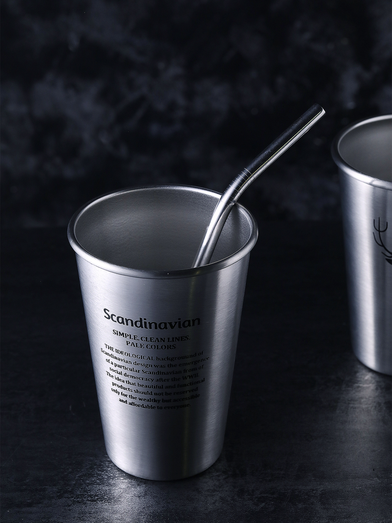 产品拍摄不锈钢杯