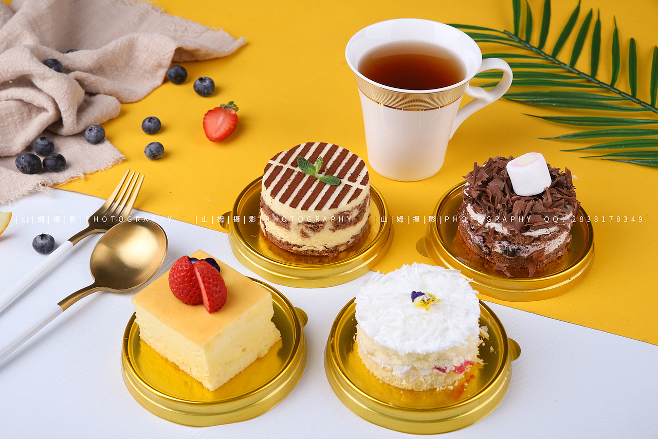 黄色背景-蛋糕&英式茶套餐（图ZMjM1NTE1OTQ0） - 产品摄影 - 站酷设计师大新同学o原创素材 - 站酷ZCOOL