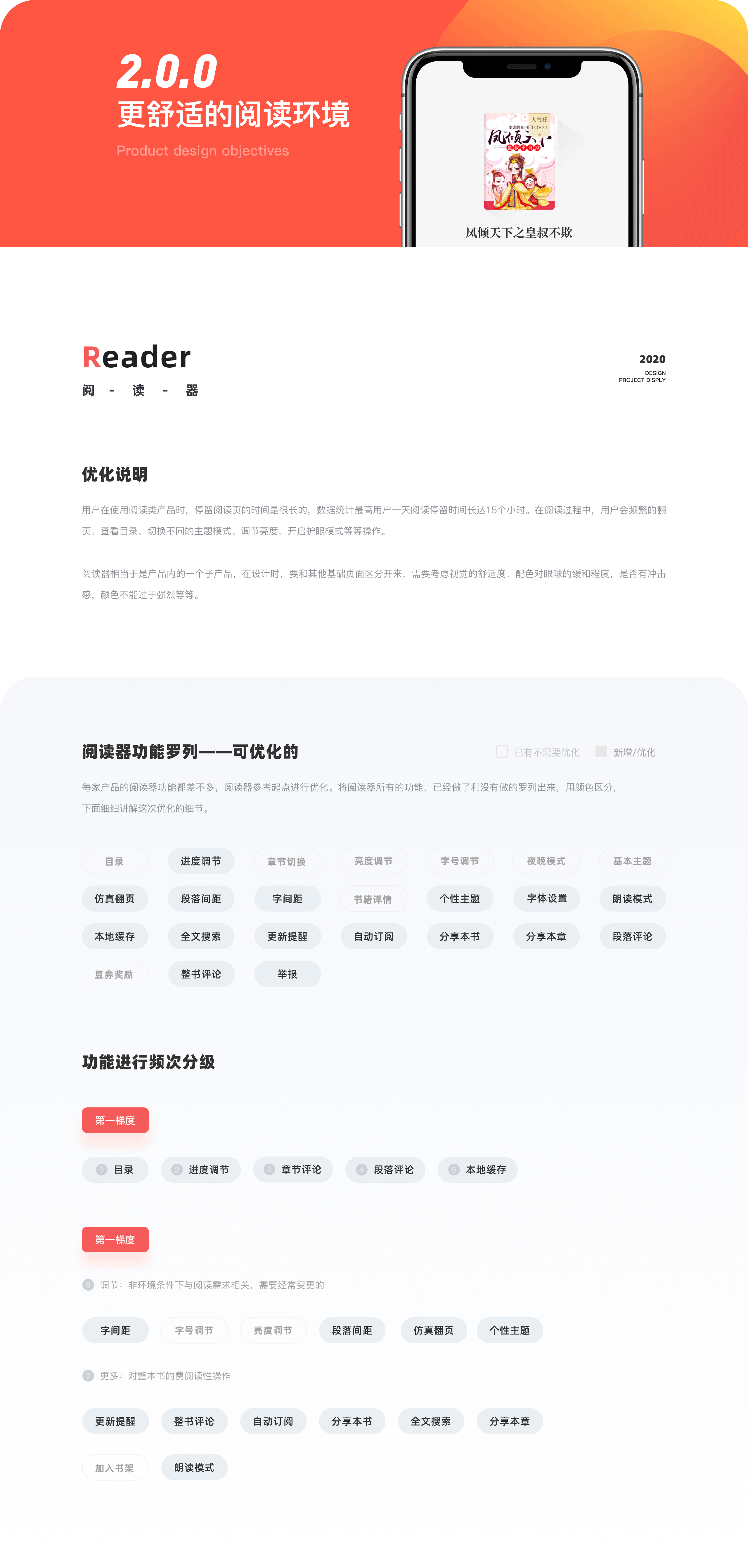 微鲤小说2.0视觉设计 项目总结