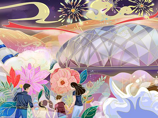 展望（個人主頁-ZNTMzNTAxNDA=） - 藝術(shù)插畫 - 站酷設(shè)計師丘克辛Chuksin原創(chuàng)素材 - 站酷ZCOOL