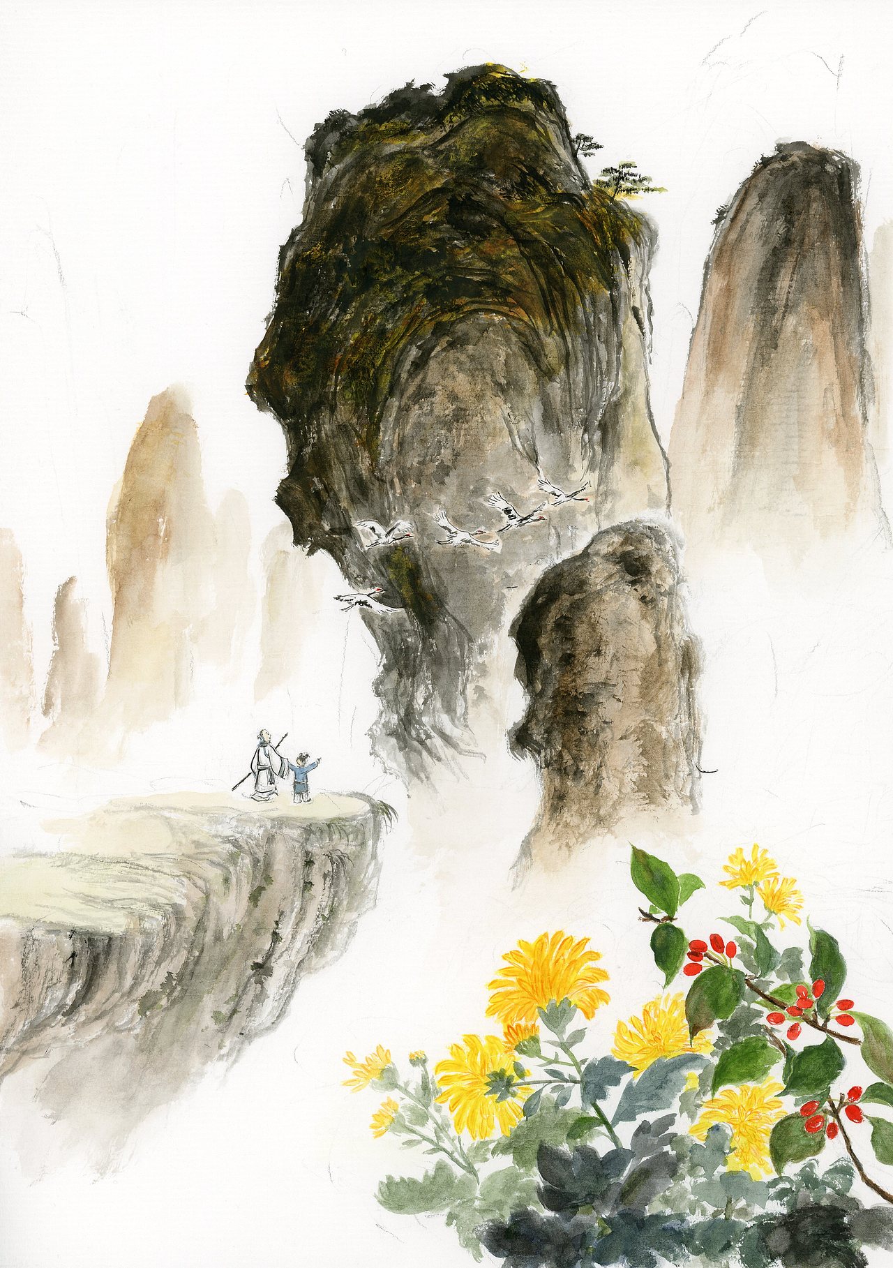 12个中国传统节日系列七夕中秋重阳元宵腊八春节