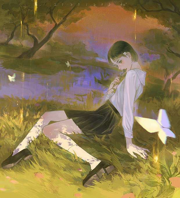 原创插画｜暖色（图ZMzQ4NTcwMjIw） - 艺术插画 - 站酷设计师叁平米原创素材 - 站酷ZCOOL