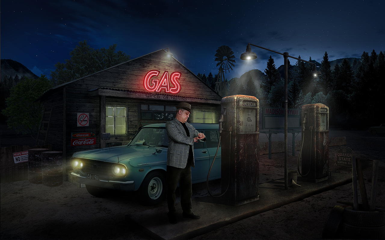 加油站合成（图ZMTA1MjgzOTcy） - 其他平面 - 站酷设计师JQ96原创素材 - 站酷ZCOOL