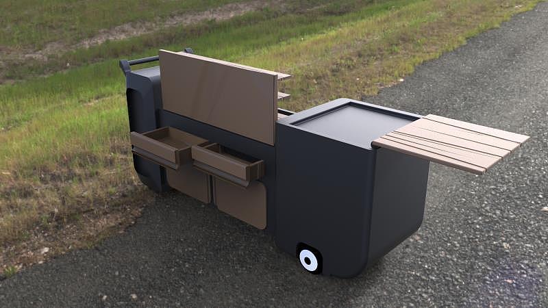 可伸缩折叠便携式摊位设计（图ZMzExODEzMTI0） - 生活用品 - 站酷设计师进击的JJJ原创素材 - 站酷ZCOOL