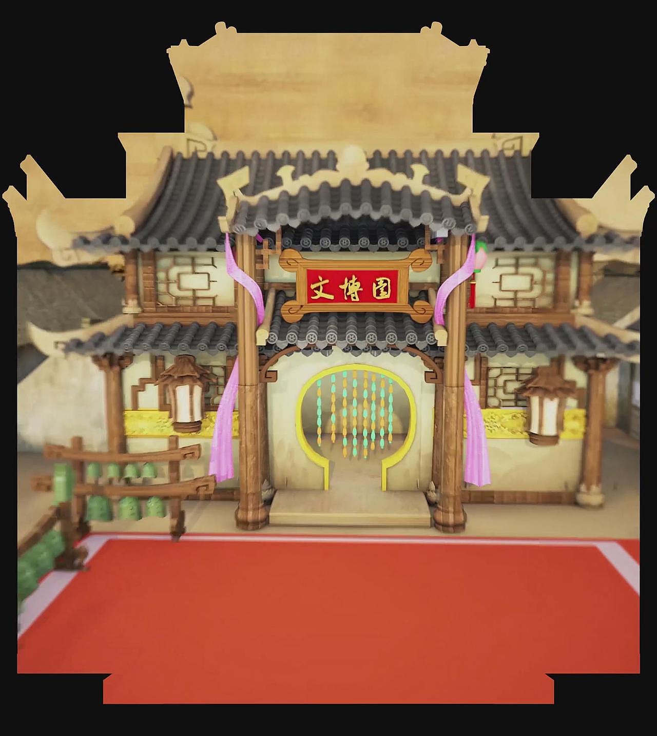 中山巨龙古玩城楼体投影秀（图ZMjMxNjM5OTIw） - 动画/影视 - 站酷设计师OY2021原创素材 - 站酷ZCOOL