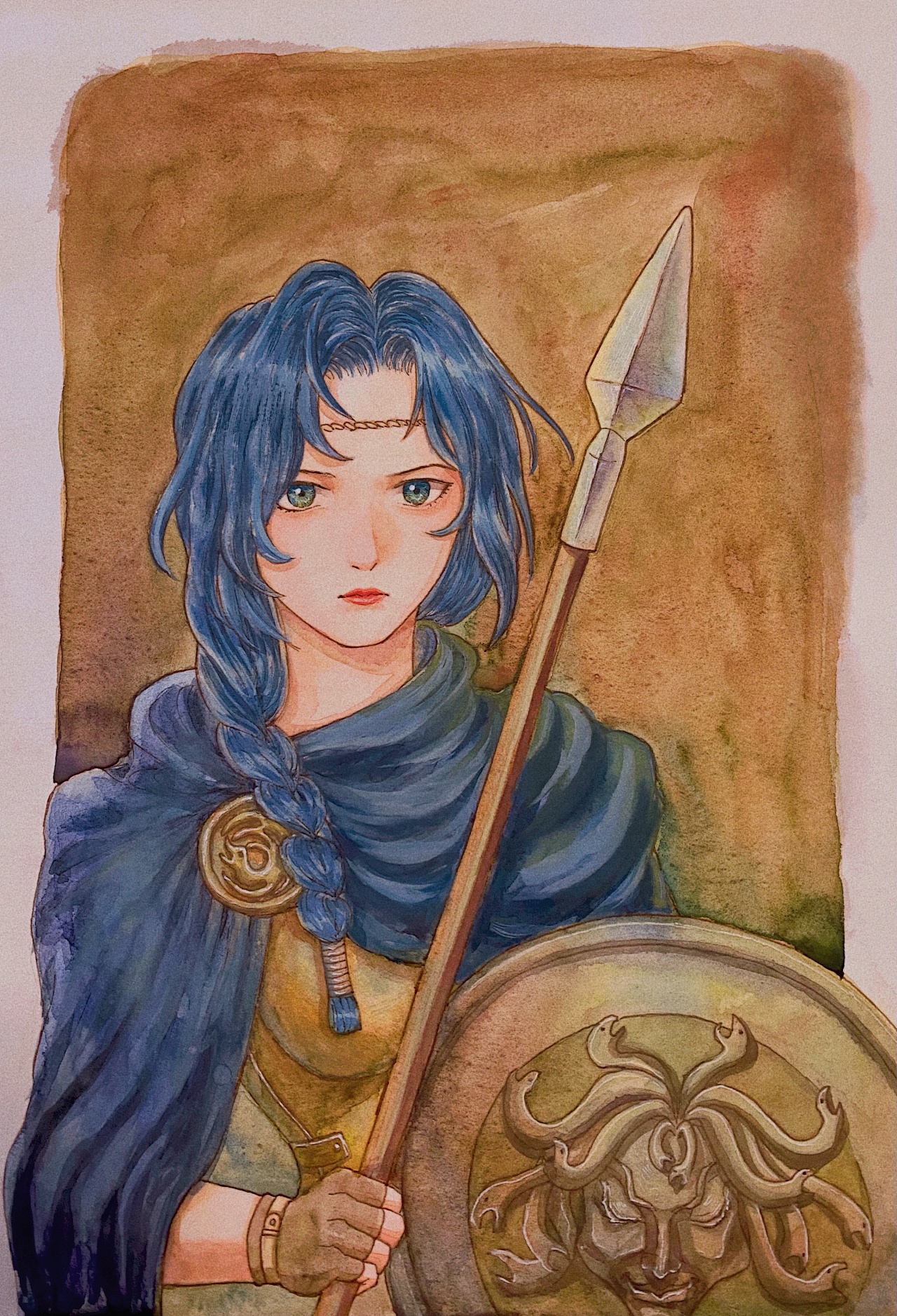 雅典娜|插画|创作习作|雪利 - 原创作品 - 站酷 (zcool)