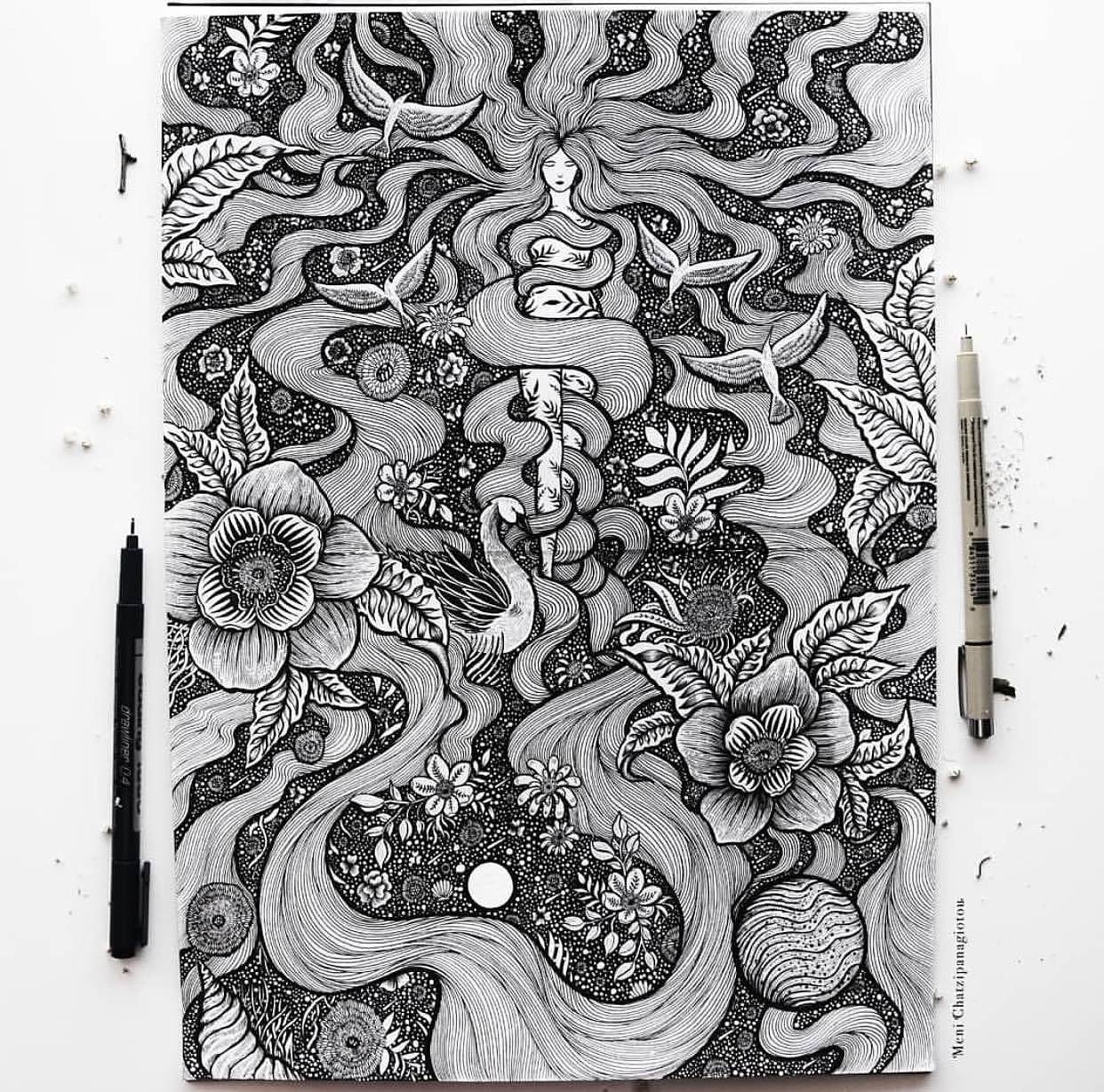 装饰画,插画素材|插画|艺术插画|亚当设计考研 - 临摹作品 - 站酷
