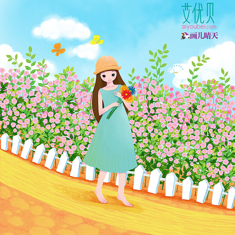画儿晴天艾优贝唯美插画系列（图ZMTgxNzU5MTY=） - 商业插画 - 站酷设计师画儿晴天原创素材 - 站酷ZCOOL