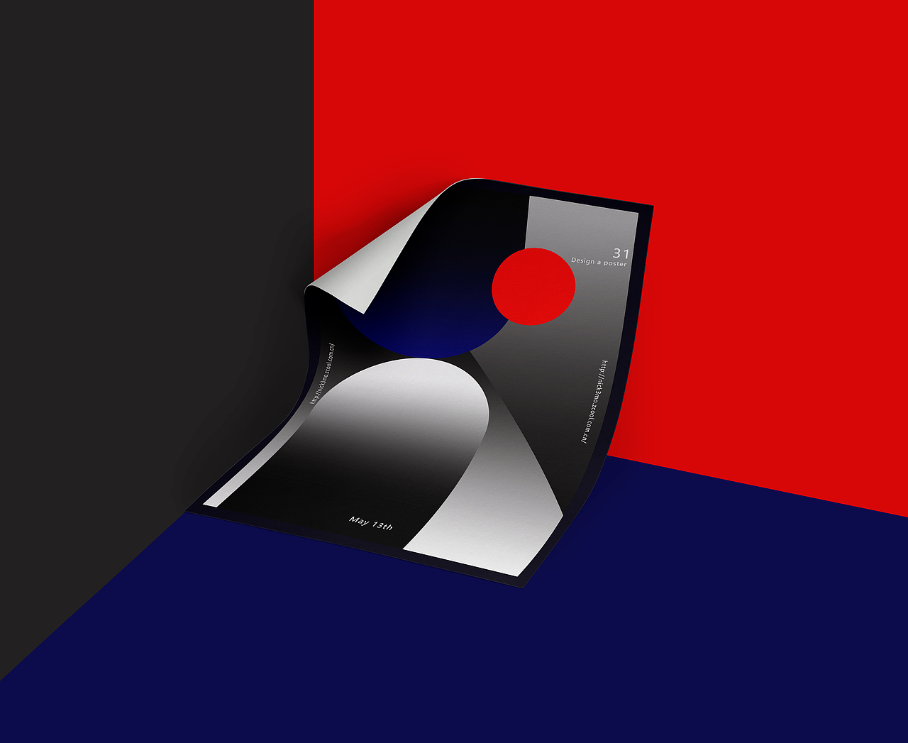 31 days | One day design a poster