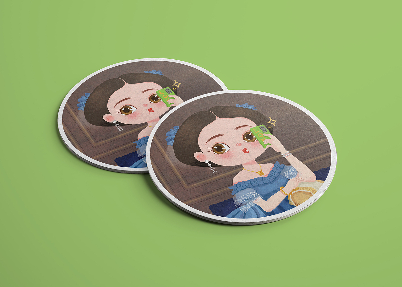 【名画转插画】布罗格利公主爱自拍