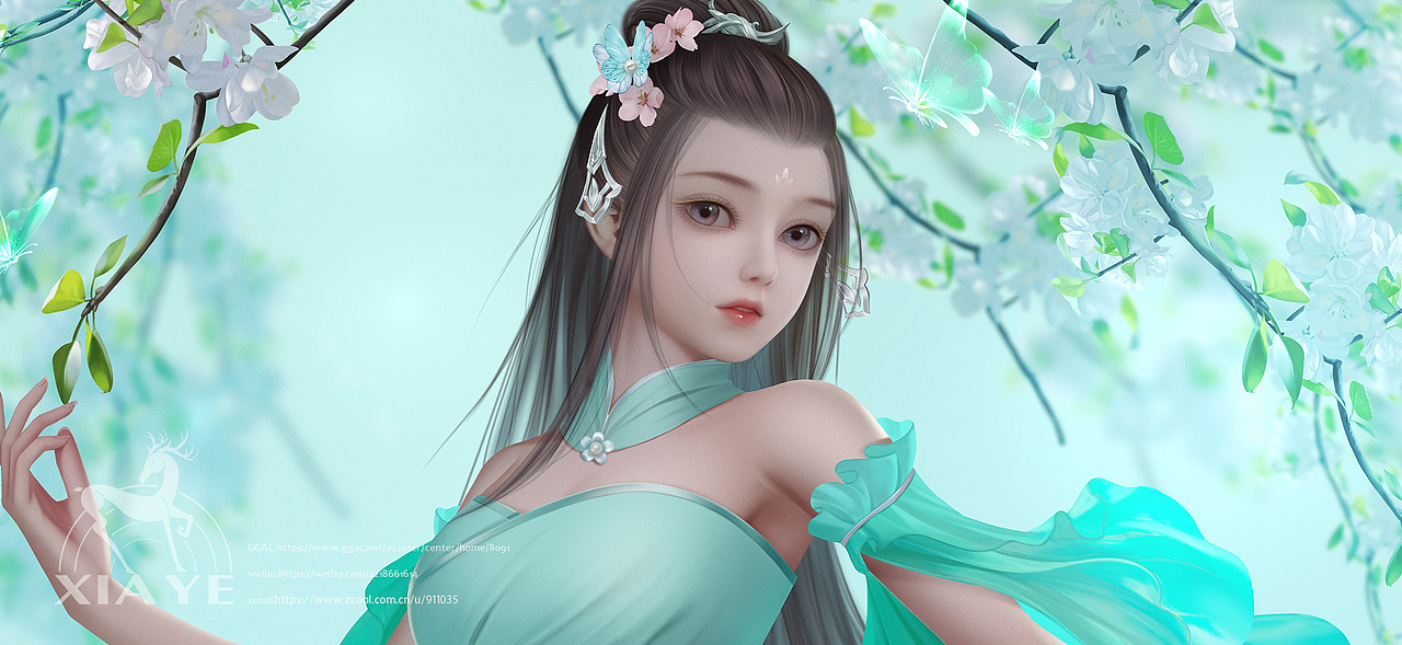 俏丽若三春之桃,清素若九秋之菊