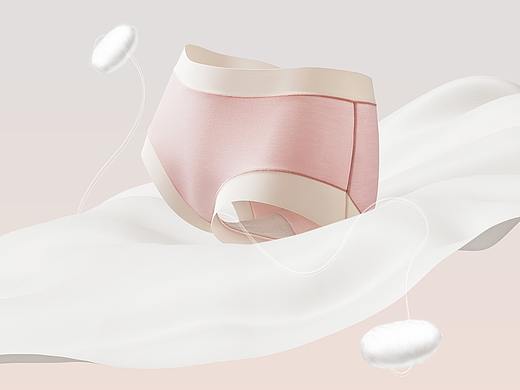 猫人女士纯棉和冰丝内裤详情设计