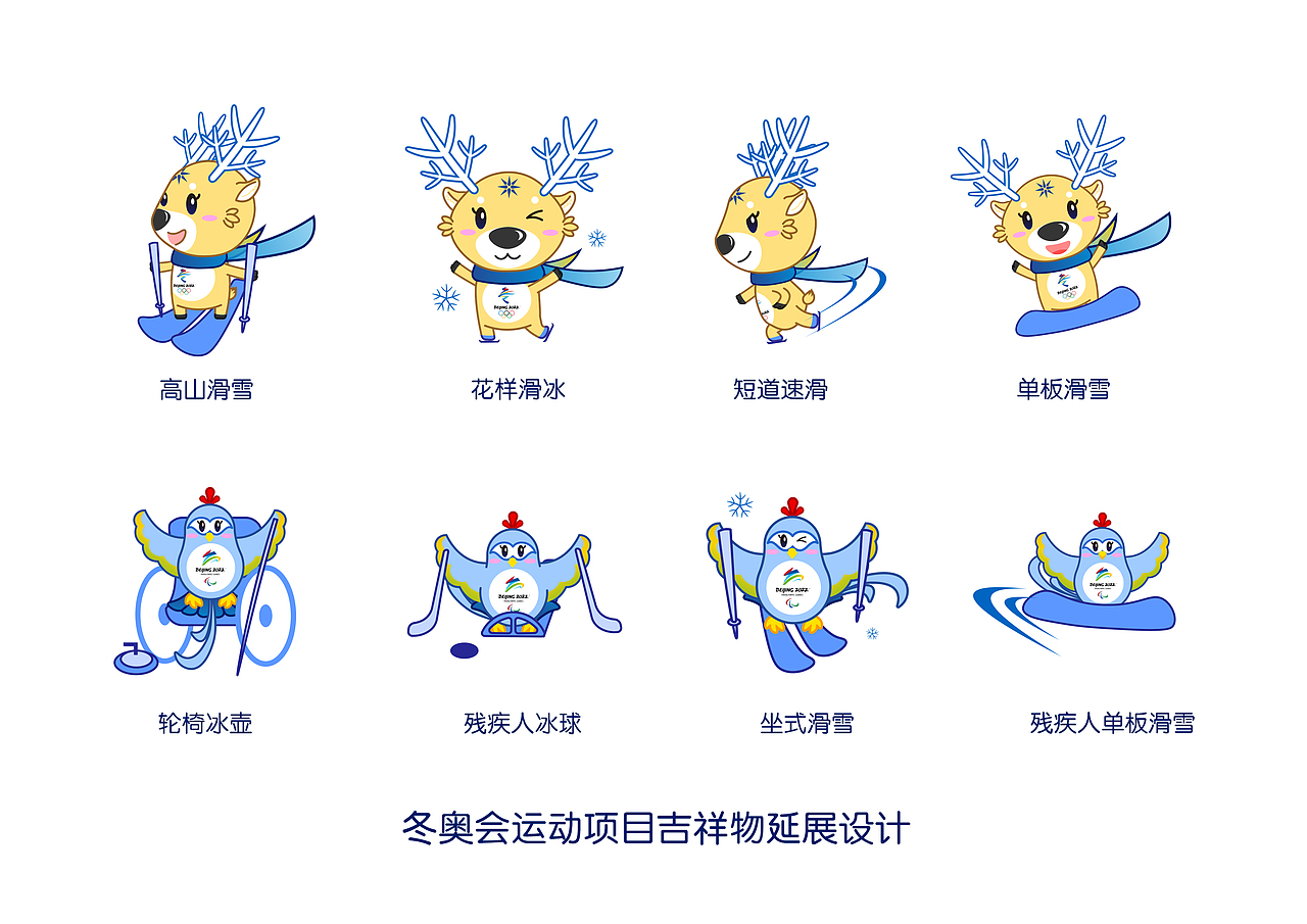 北京2022｜冬奥会吉祥物设计（图ZMTc0NTgzNjEy） - IP形象 - 站酷设计师李泽一START原创素材 - 站酷ZCOOL