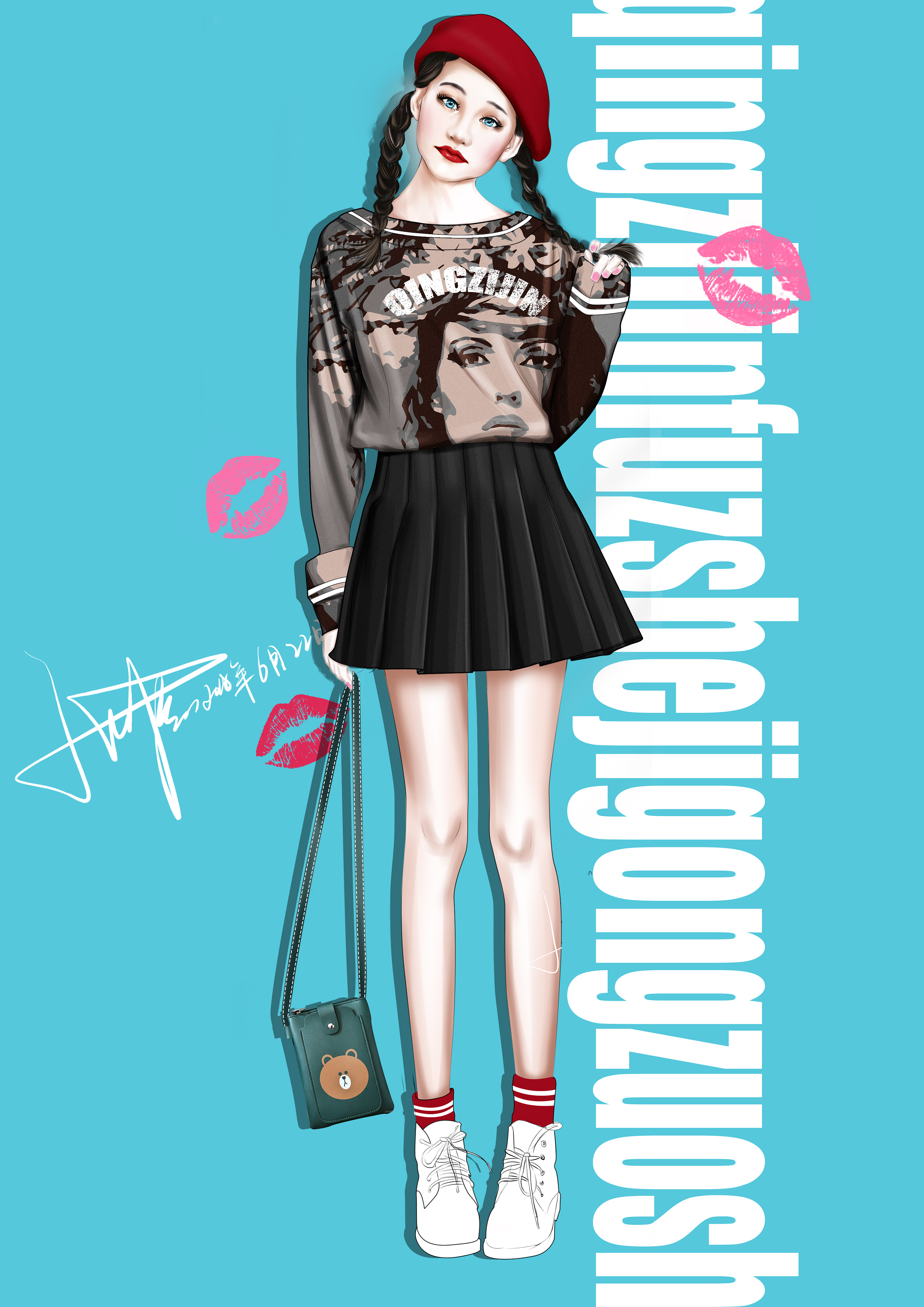 电脑时装绘图|服装|其他服装|林严俊 - 原创作品 - 站酷 (zcool)