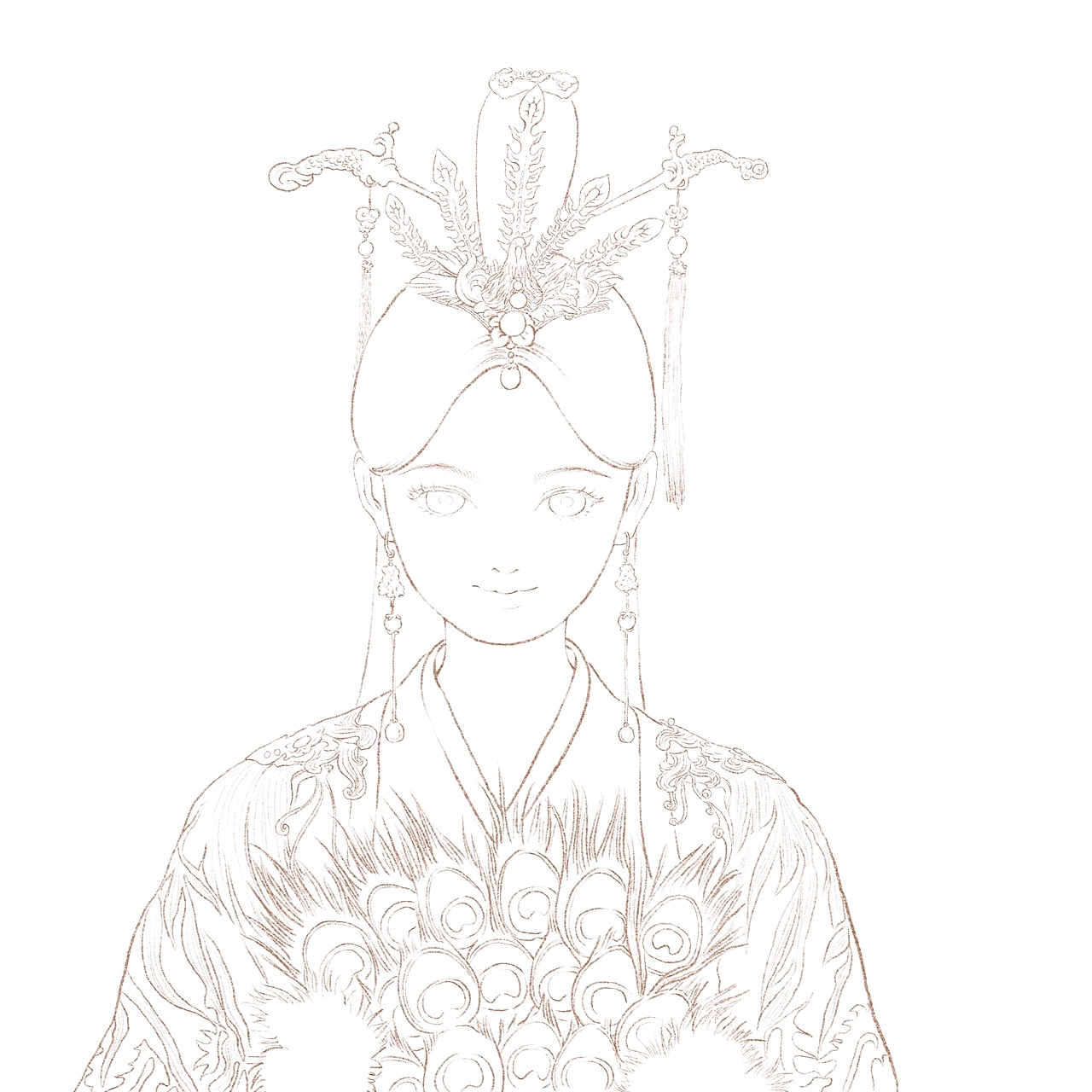 《芸汐传》秦王妃|插画|创作习作|桀伢子_原创作品-站酷zcool