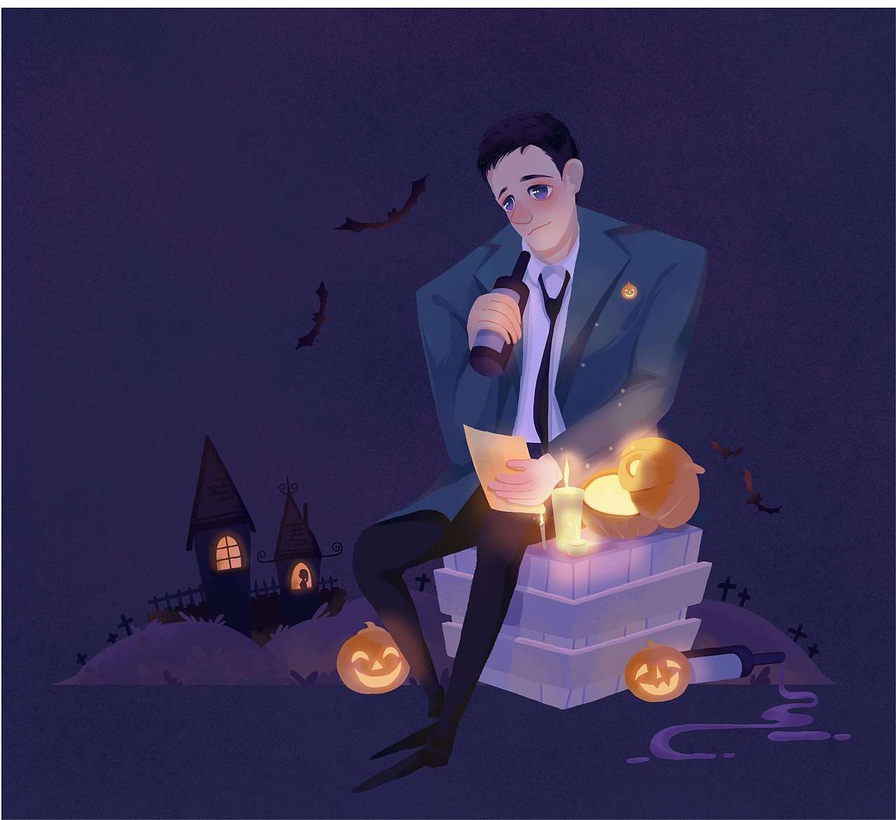 萬圣節(jié)（圖ZMjkyMzg3MDgw） - 創(chuàng)作習(xí)作 - 站酷設(shè)計(jì)師十金zx原創(chuàng)素材 - 站酷ZCOOL