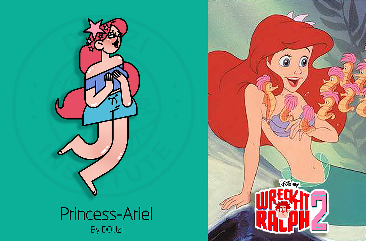 《无敌破坏王2》15个公主（图ZMTUyOTU1ODk2） - 创作习作 - 站酷设计师DOU_zi原创素材 - 站酷ZCOOL