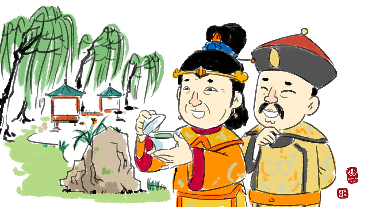 西湖龙井的故事|插画|商业插画|设计狗先生 - 原创作品 - 站酷 (zcool