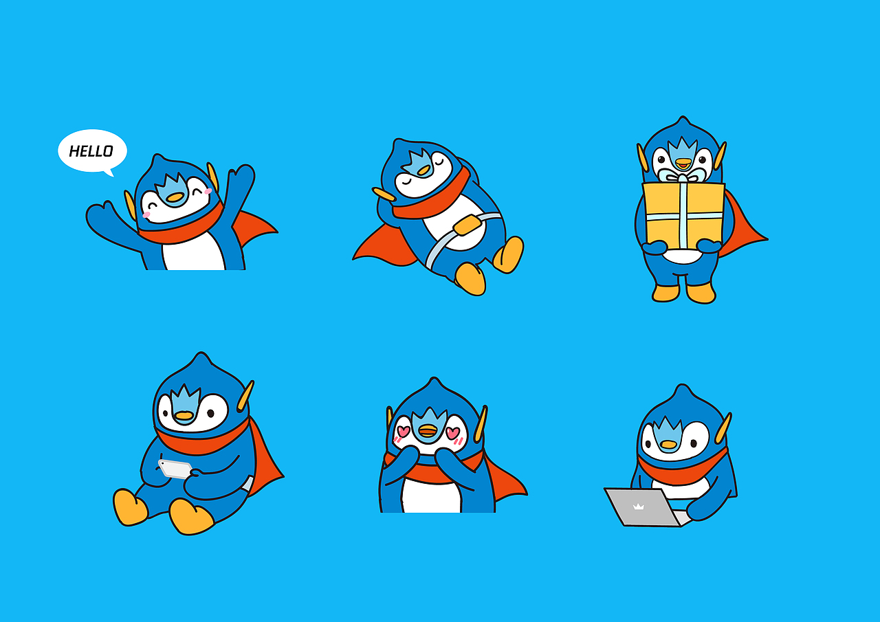 腾讯王卡帝企鹅|平面|ip形象|yldesignshenzhen_原创作品-站酷zcool