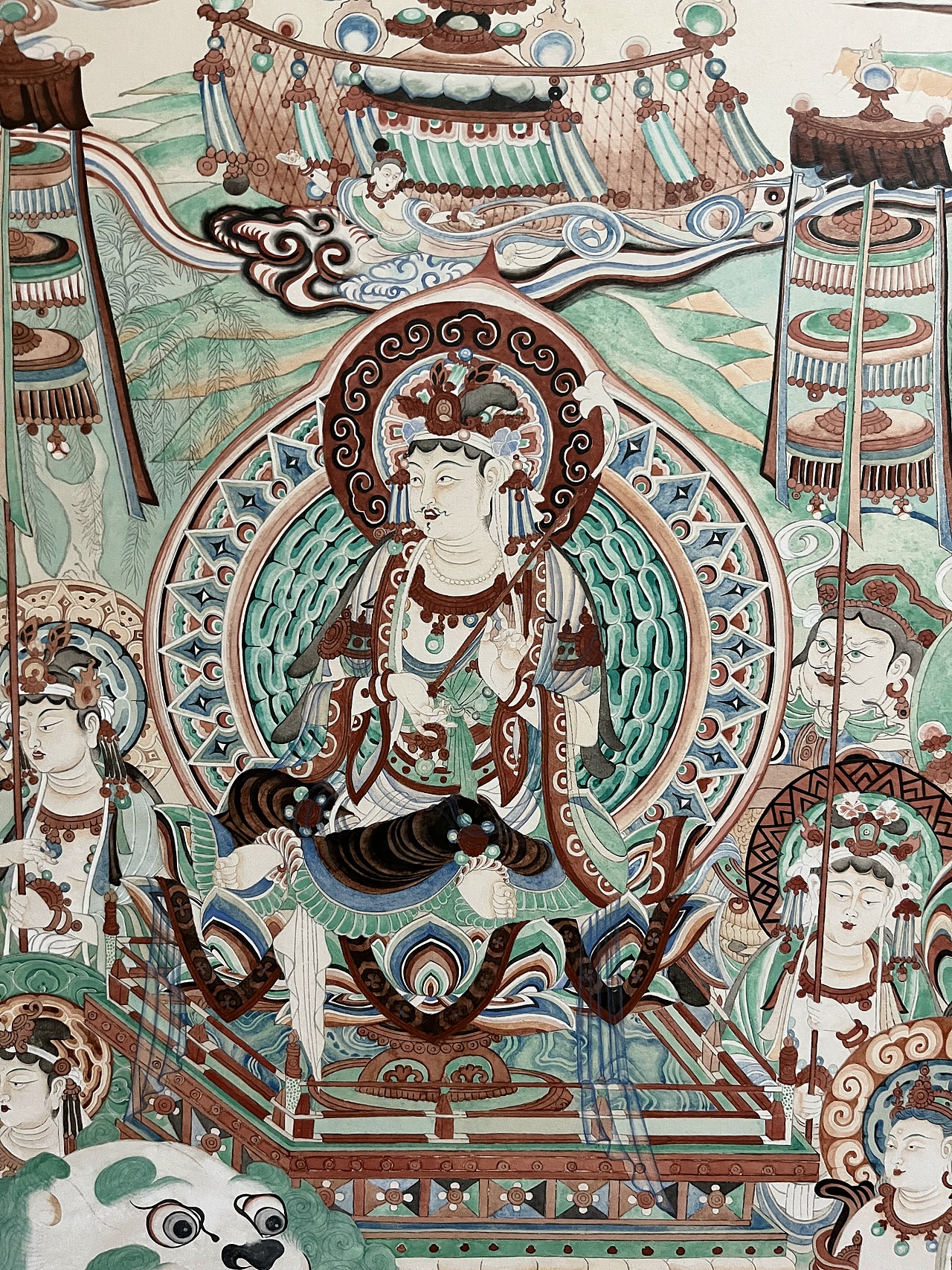 敦煌壁画（图ZMzAyMjQxMDg4） - 艺术插画 - 站酷设计师布灵布灵的野王原创素材 - 站酷ZCOOL