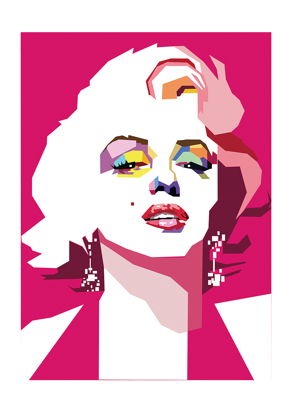 临摹作品--梦露