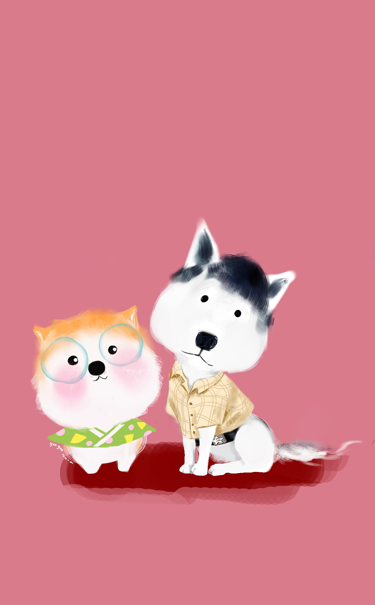 宅女喵&海军汪（图ZMTgyNzQ5NjQ0） - 艺术插画 - 站酷设计师滚滚大王原创素材 - 站酷ZCOOL